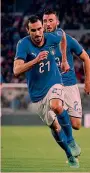  ?? ?? Convocazio­ne Last minute Davide Zappacosta, 29 anni, 13 presenze in azzurro, ultima il 7 settembre del 2018 contro la Polonia in Nations League