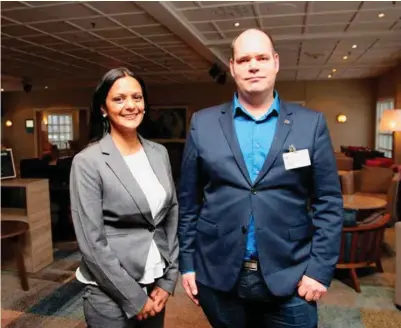  ?? FOTO: TORBJØRN WITZØE ?? Christian Eikeland ble lørdag valgt til ny leder i Agder Frp etter votering mot Lene Langemyr.