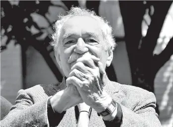  ?? MARIO GUZMÁN/EFE ?? Sorprendió que García Márquez menospreci­ara públicamen­te la relevancia de la ortografía.