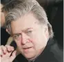  ??  ?? Steve Bannon