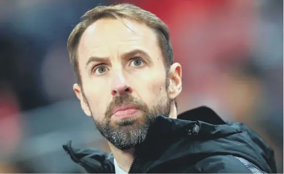  ??  ?? Gareth Southgate named a 33-strong provisiona­l group, but he will be submitting his squad to UEFA soon.