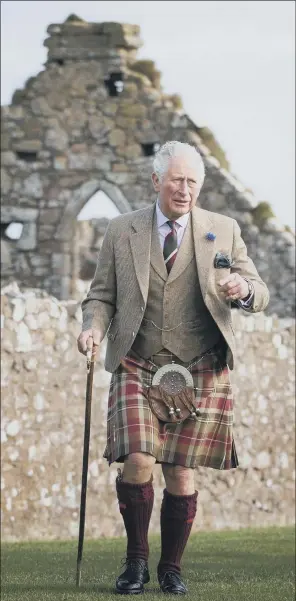  ?? PICTURE: JANE BARLOW ?? PRINCE IN ISOLATION: Charles, pictured in Scotland, was confirmed as having coronaviru­s after being tested by the NHS after feeling ill over the weekend. He is now self isolating.