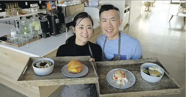  ?? LARRY WONG ?? Heena and Michael Mak have opened the Brown Butter Cafe — a popular breakfast spot in the community of Summerside.