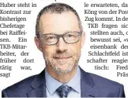  ??  ?? Heinz Huber ist ab 7. Januar Raiffeisen-CEO.