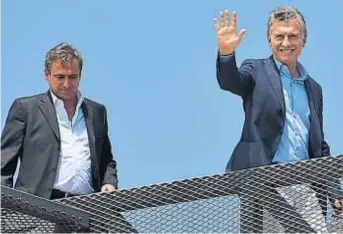  ?? (TÉLAM / ARCHIVO) ?? Negociació­n. El presidente Macri y el intendente Mestre tendrán influencia en la elección del candidato de Cambiemos en la Capital. Mestre tiene la potestad de la fecha.