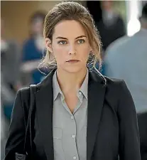  ??  ?? Riley Keough says it is liberating taking on a female role where she’s doing things that woman aren’t ‘‘supposed’’ to do.