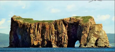  ??  ?? A visit to Gaspesie is incomplete without viewing Perce Rock, one of Canada’s natural treasures.