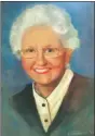  ?? Dick Yarbrough ?? A portrait of Jane Yarbrough, painted by her husband, Dick Yarbrough.