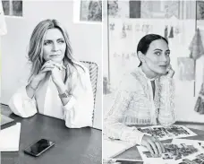  ??  ?? ci-dessus, Simone (à gauche) et Nicky Zimmermann. à gauche et en bas, trois images de la collection été 2018.