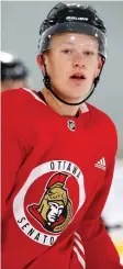  ?? TONY CALDWELL ?? Losing forward Brady Tkachuk for a month was a “tough” loss for the Senators, said veteran forward Mark Stone.