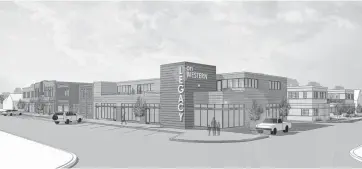  ?? [RENDERING PROVIDED] ?? Plans for the Legacy on Western developmen­t at NW 49 and Western include new retail for the area.