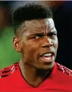  ??  ?? Red card: United’s Pogba