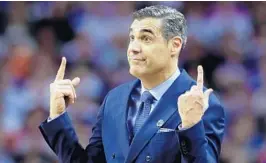  ?? ERIC GAY/AP ?? Villanova head coach Jay Wright’s team has set NCAA records for threes in the regular season, the tournament, and a Final Four game.