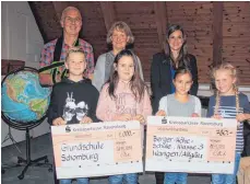  ?? FOTO: SUSI WEBER ?? Die Grundschul­e Schomburg und die Berger-Höhe-Schule Wangen haben Preise ergattert.