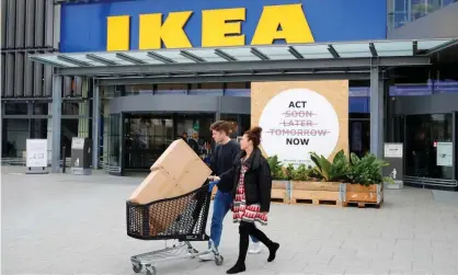  ??  ?? Ikea says it is ‘a challengin­g time for retail’ but sales continue to rise at its 374 existing stores worldwide. Photograph: Wolfgang Rattay/ Reuters