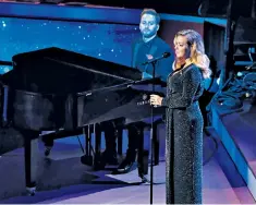  ??  ?? Sheridan Smith performs ‘Are You Just Sleeping?’ for the Festival of Remembranc­e