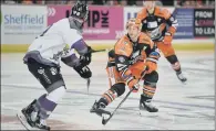  ?? PICTURE: DEAN WOOLLEY. ?? A WELSHMAN ABROAD: Sheffield Steelers’ captain Jonathan Phillips made a short- term switch to EHF Passau Blackhawks.