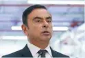  ??  ?? Carlos Ghosn