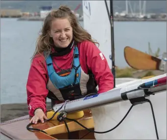  ??  ?? Rachel Deasy from Tralee is a member of and qualified instructor with Tralee Bay Sailing Club in Fenit