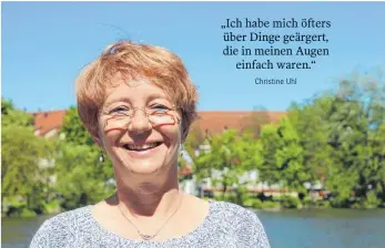  ?? FOTO: WOLFGANG HEYER ?? Christine Uhl ist von ihrem Amt als Sprecherin des Helferkrei­ses zurückgetr­eten.