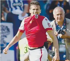  ??  ?? Rui Fonte marcou oito vezes pelo Braga em 2015/16