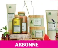  ??  ?? ARBONNE