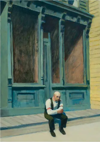  ??  ?? Edward Hopper, Sunday, 1926. From From Hopper to Rothko – America’s Road to Modern Art, edited by Ortrud Westheider and Michael Philipp. Prestel, £39.99