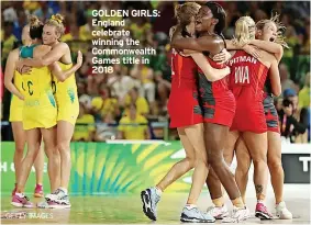  ?? ?? GETTY IMAGES
GOLDEN GIRLS: England celebrate winning the Commonweal­th Games title in 2018