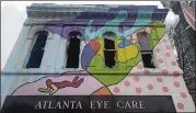  ?? CONTRIBUTE­D ?? A second-floor fire killed a homeless man in the Atlanta Eye Care building on Feb. 4.