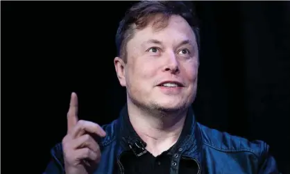  ??  ?? Elon Musk’s talent for publicity has saved Tesla a fortune in advertisin­g. Photograph: Brendan Smialowski/AFP/Getty