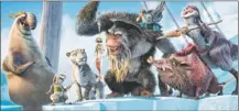  ?? Blue Sky Studios/20th Century Fox ?? Breaking the Ice: The debut of the fourth installmen­t marked the third time in four films that the franchise opened at No. 1 at the box office.