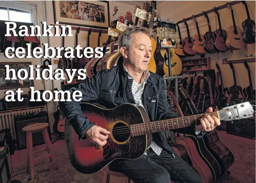  ?? RYAN TAPLIN • THE CHRONICLE HERALD ?? Nova Scotia songwriter Jimmy Rankin, pictured here at the Halifax Folklore Centre, follows up his busy summer and fall Songs From Route 19 tour schedule with a pair of holiday shows on Thursday in Parrsboro and Friday in Margaretsv­ille.