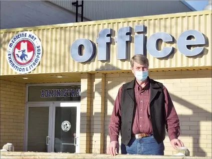  ?? NEWS PHOTO MO CRANKER ?? Medicine Hat Exhibition & Stampede general manager Jim MacArthur has announced his retirement and will work his last day on Feb. 20. He says Medicine Hat will stay his home and that he is looking forward to more time spent with family.