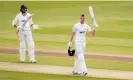  ?? Photograph: Danny Lawson/PA ?? Yorkshire’s Finlay Bean celebrates after producing the first century of the season.