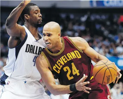  ?? — AP FILES ?? Their roster overloaded, the Cleveland Cavaliers dealt away veteran Richard Jefferson, right, and Kay Felder to Atlanta to save more than US$12 million in luxury tax penalties.