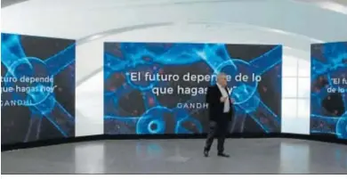  ??  ?? Jesús Navarro, durante el encuentro virtual de Bankia.