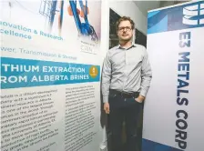  ?? AZIN GHAFFARI FILES ?? E3 Metals President and CEO Chris Doornbos says a commercial facility could create 300 to 500 full-time jobs.