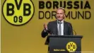  ?? ?? Dortmund CEO Hans-Joachim Watzke still intends to travel to Israel in May as part of a high-ranking delegation