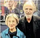  ?? APA/ NEUBAUER ?? Michael Haneke mit der großartige­n Emmanuelle Riva in Wien