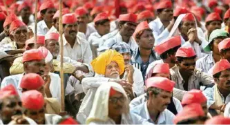  ??  ?? Maharashtr­a’s Kisan Long March was another reminder of India’s failing agrarian economy