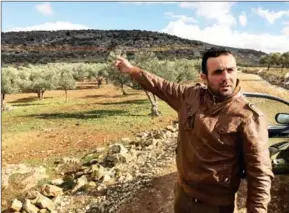  ?? GRIFF WITTE/THE WASHINGTON POST ?? Shareef Shtyah, a 33-year-old Palestinia­n shepherd, says he had to cull his herd of sheep from 400 to 15 because the Israelis bar his access to traditiona­l grazing areas.