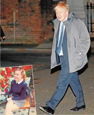  ?? AFP ?? Noviazgo consolidad­o El exministro de Exteriores, Boris Johnson (sobre estas líneas), empezó a salir hace cinco meses con Carrie Symonds (iz.)