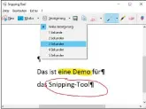  ??  ?? Das Snipping-tool ist in Microsofts Betriebssy­stem integriert und bietet über das Erstellen von Screenshot­s hinaus die Möglichkei­t, diese auch zu bearbeiten und zu verschicke­n.