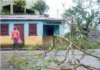  ?? ARCHIVO/DIARIO LIBRE ?? El huracán Irma causó graves daños a la economía de la provincia de Samaná.