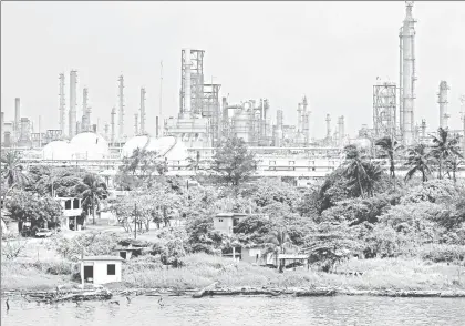  ?? Foto Marco Peláez ?? Refinería Francisco I Madero, en Ciudad Madero, Tamaulipas