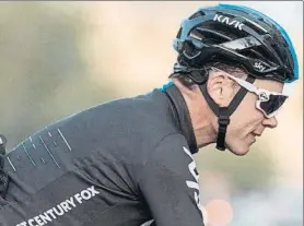  ?? FOTO: EFE ?? Chris Froome en la concentrac­ión que el equipo Sky realizó en Mallorca