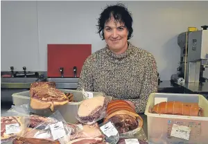  ??  ?? Laurel Foreman sells her organic beef and lamb direct to customers by order as well as supplying restaurant­s and even Prince Charles.