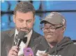  ??  ?? Gary Coe with Jimmy Kimmel at the Oscars
| ABC/ EDDY CHEN