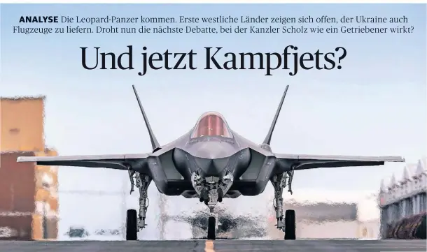  ?? FOTO: LOCKHEED MARTIN/DPA ?? Die Ukraine kann sich unter anderem eine Lieferung von F-35-Kampfjets der USA vorstellen.