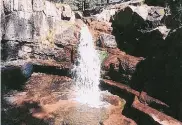  ?? COURTESY OF GILA HOT SPRINGS RANCH ?? Sublime surprises, like Little Creek Falls, can make a trip into the Gila National Forest a memorable occasion.